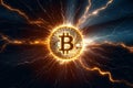 Fast and secure bitcoin transactions in DeFi\'s lightning network representation