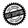 Fast Shipping rubber stamp Royalty Free Stock Photo