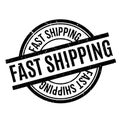 Fast Shipping rubber stamp Royalty Free Stock Photo