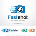 Fast Shot Logo Template Design Vector