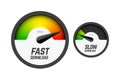 Fast and slow speedometers