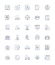 Fast and Slow line icons collection. Accelerate, Brisk, Lethargic, Fleet, Torpid, Expeditious, Slack vector and linear