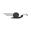 Fast snail logo