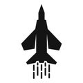 Fast speed airplane icon simple vector. Pace panel Royalty Free Stock Photo