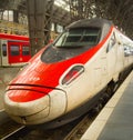 Fast speed train Frankfurt Germany Royalty Free Stock Photo
