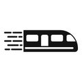 Fast speed train icon simple vector. Gadget velocity gauge Royalty Free Stock Photo