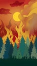 Fast spreading wildfires depict climate changes ecological impacts