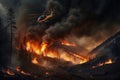 Fast-spreading wildfires and ecological catastrophes due to climate change and global warming