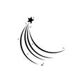 Fast star logo template vector