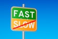 Fast Start concept, 3D rendering Royalty Free Stock Photo