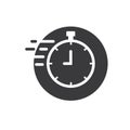 fast stopwatch icon of fast responsibility concept design element  template Royalty Free Stock Photo
