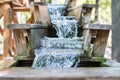 Chute with running water Royalty Free Stock Photo
