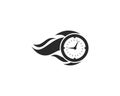 Fast Time logo vector Royalty Free Stock Photo