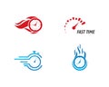 Fast Time logo vector Royalty Free Stock Photo