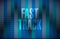 fast track message sign concept Royalty Free Stock Photo