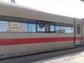 Fast Train through Bamberg to Munich in Germany Royalty Free Stock Photo
