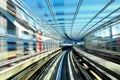 Fast train moving Royalty Free Stock Photo