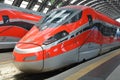 Fast trains - Frecciarossa Royalty Free Stock Photo