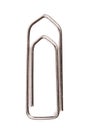 Fastener (paper clip) isolated Royalty Free Stock Photo