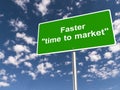 Faster time to market traffic sign