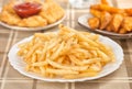 Fastfood. French fries Royalty Free Stock Photo