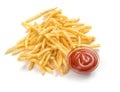 Fastfood. French fries Royalty Free Stock Photo