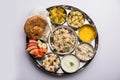 Fasting food or Upwas or Vrat food consumed during Navratri or ekadasi in Hindu religion