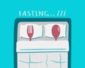 Fasting time stop eating food