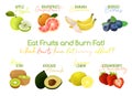 Fat burning fruits