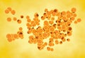 Fat cells. Inside human organism Royalty Free Stock Photo
