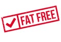 Fat Free rubber stamp Royalty Free Stock Photo