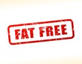 Fat free text buffered Royalty Free Stock Photo