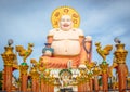 Fat laughing Buddha in Koh Samui Royalty Free Stock Photo