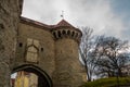 The Fat Margaret cannon tower. Entrance gate to the fortress, Tallinn, Estonia