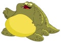 Fat monster Royalty Free Stock Photo