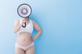 Fat overweight woman Royalty Free Stock Photo