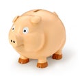 Fat Piggy Bank Royalty Free Stock Photo