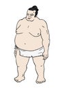 Fat sumo fighter