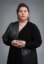 Fat woman Royalty Free Stock Photo