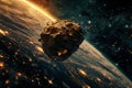 Fatal Asteroid earth collision. Generate Ai