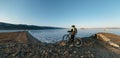 Fatbike fat bike or fat-tire bike Royalty Free Stock Photo