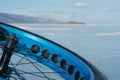 Fatbike. Fat tire bike. Royalty Free Stock Photo