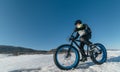 Fatbike. Fat tire bike. Royalty Free Stock Photo