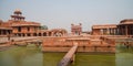 Fatehpur Sikri is a fortified city, built by Emperor Akbar and capital of the Mughal kingdom, Uttar Pradesh, India