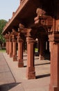 Beautiful Columns in Fatehpur Sikiri Royalty Free Stock Photo