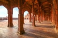 Fatehpur Sikri red sandstone architecture structure at Agra India built in the year 1569 Royalty Free Stock Photo