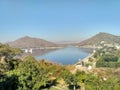 Fatehsagar lake Royalty Free Stock Photo