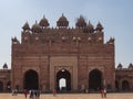 FATEPHUR SIKRI, INDIA- MARCH, 27, 2019: exterior view of the ancient buland darwaza gate