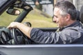 Father On Car Journey With Teenage daughter Royalty Free Stock Photo