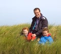 Father with Children Royalty Free Stock Photo